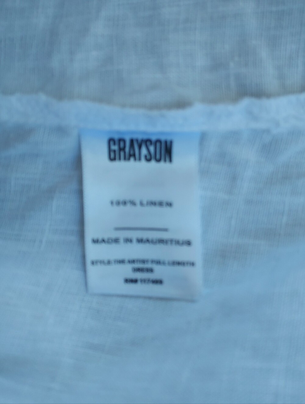 Grayson White 100% Linen Maxi Dress - Picture 4 of 5